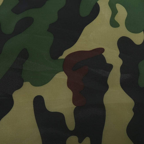 Portable Camouflage Tent Tarp, Lightweight Rainproof Shelter for Outdoor Hiking, Camping Stool (2x1.5m)