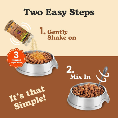 8 Wild Meadow Farms - Magic Dust Pork Jerky Topper, Single Protein Pet Food Topper for Dogs & Cats, Enhance Flavor