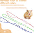 Exircy 3 Pack Rat Harness, Adjustable Hamster Leash Harness for Ferret Mouse Squirrel Small Animal