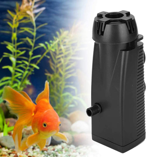 TOPINCN External Wall Mounted Aquarium Oil Skimmer Filter, Hanging Filter for Removing Oil Film from Water