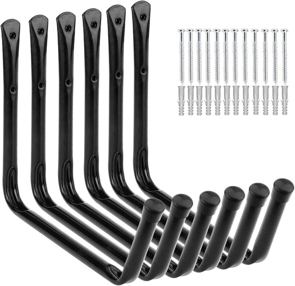 Kayak Storage Utility Rack, Heavy Duty Garage Hangers, Wall Mount Hooks for Canoe, Paddle Board, Surfboard