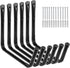 Kayak Storage Utility Rack, Heavy Duty Garage Hangers, Wall Mount Hooks for Canoe, Paddle Board, Surfboard