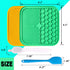 2-Pack XIGOU Dog Lick Pad, Large Licking Mat for Dogs, Slow Feeder Dog Licking Mat with Suction Cups. Boredom & Anxiety