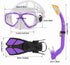 Set Packages, Swimming Kids Mask Fins Snorkel Snorkeling with Diving Mask, Snorkel, Adjustable Swim Fins, Mesh Bag