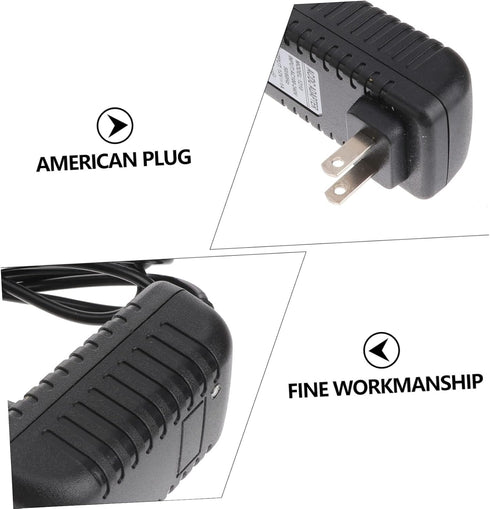 balacoo Power LED Plug DC Adapter - 12V Power Supply for Aquarium LED Lights, 2pcs