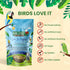 Parrot Food - Parakeet Food - Cockatiel Food - Natural & Organic Grains, Legumes, Non-GMO Fruits, Vegetables, Healthy
