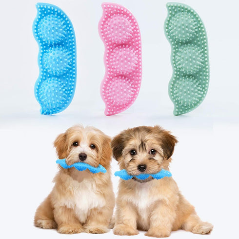 Hurray 3 Pack Puppy Chew Toys for Teething Puppies, 360° Clean Pet Teeth & Soothe Pain, Suitable for Small & Medium Dogs