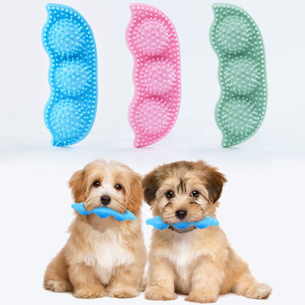 Hurray 3 Pack Puppy Chew Toys for Teething Puppies, 360° Clean Pet Teeth & Soothe Pain, Suitable for Small & Medium Dogs
