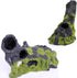 Aquarium Artificial Tree Hole Resin Ornament, Tree Stump Branch for Reptile Habitat Decoration, Fish Tank Hideaway Rock