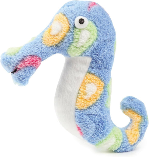 Zanies Sea Charmer Dog Toys, Blue Sea Horse, 7"