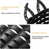Kids Bike Basket with Adjustable Straps, Handlebar Bicycle Basket for Children Bike Accessories (Black)