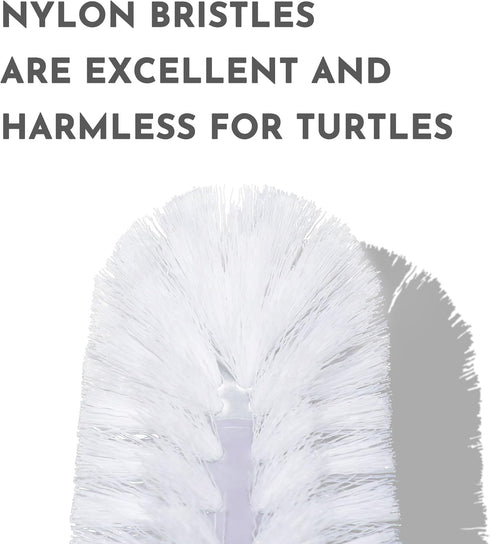 Turtle Brush with Suction Cup, Three High Suction Power Suction Cup Turtle Shell Cleaning Brush, Aquatic Turtle Tank