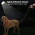 Long Dog Leash 150 FT: Heavy Duty Rope for Training, Swivel Hook, Reflective Threads, Bungee, Padded Handle - Large