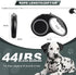Retractable Dog Leash, 20 FT Dog Walking Leash for Small/Medium Dog or Cat up to 44 lbs, Strong Nylon Cord, Tangle Free, One-Hand Brake