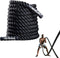 Outroad Battle Rope, 1.5" Diameter 30ft Poly Dacron Workout Training Heavy Rope for Crossfit Home Gym & Fitness