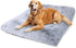Vonabem Large Dog Bed Crate Pad, 36 inch Washable Pet Bed for Large Medium Small Dogs, Deluxe Plush Anti-Slip Mat, Grey