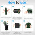 Camping,19.7" 880lbs,Retractable XXL Portable Toilet for H Adjustable Folding Toilet with Lid,Carry Bag,Capacity