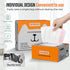 HEIDBER 100 Pack-Robot 3 4 Drawstring Cat Litter Box Liners Litter Liner Bags for Robot and Cleanpethome/PETKIT PuraX