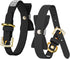 LOVPE Crystal Dog Collar - Velvet Leather with Bow-Knot Tie Rhinestone for Small Dogs & Cats (Black, S)