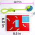 Tug of War Dog Toy for Small Breeds, 4-Pack Rope with Ball Attached for Interactive Play, Puppy Gift