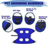 Dog Grooming Hammock Harness for Small Dogs, Pet Grooming Hammock with Nail Clippers/Nail File/Comb for Home Grooming