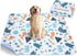 Washable Pee Pads for Dogs, 2 Pack Large 41"x41" Super Absorbent Reusable Pads for Dog Training, 100% Waterproof