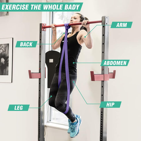 Resistance Bands Set for Legs, Pull Up Assistance Bands, Workout Bands for Muscle Training, Physical Therapy