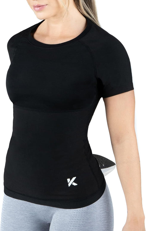 Kewlioo Women's Sauna Suit Top - Heat Trapping Compression Sweat Vest for Enhanced Fitness