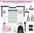 Pilates Bar Kit with Resistance Bands - Multifunctional Yoga Pilates Bar with Heavy-Duty Metal Adjustment Buckle
