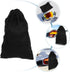 Homoyoyo 10PCS Sunglass Case, Microfiber Bag for Ski Goggles, Ski Mask Storage Pouch with Draw String