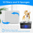 24PCS 355oz/2.8Gal/10.5L (FS70) Dog Water Fountain Filter Fit for SIBAYS & Compatible with Kastty, Sponge and Coconut