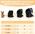 YUDODO Pet Dog Backpack Carrier for Small Dogs Cats, Breathable Chihuahua Front Pack for Hiking, Cycling, Walking