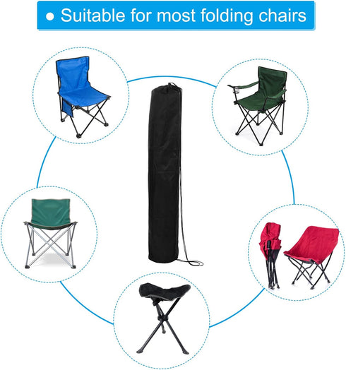 44 Inch PATIKIL Camp Chair Replacement Bag, Nylon Foldable Carry Bag Storage Bag with Shoulder Strap for Outdoor
