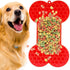 Quaziret 2Pcs Lick Mat | Bone-Shaped Licking Mat for Dogs & Cats | Peanut Butter Lick Pads for Boredom Reducer Perfect