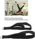 Pilates Straps Pack of 2, Anti-Slip Double Loop D Ring Straps for Home Gym Workout Yoga Exercise Accessories