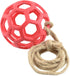 Goat Feeder Toy, 50' Rope, Headbutting Ball for Exercise, Stress Relief, Hay and Treats Compartment