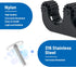 Kayak Paddle Holder, 2 Pack Kayak Track Mount Accessories for Fishing and Canoeing