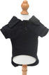 lovelonglong Basic Dog Polo Shirts Premium Cotton, Polo T-Shirts for Large Medium Small Dogs, Black XXL