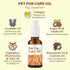 Pet Fur Care Oil - Tangle Remover for Shiny & Silky Coat, Soothing Skin Protection for Dogs and Cats - 1.01 fl. oz