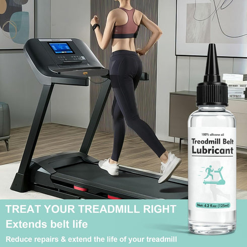 250ml (8.5oz),1000cs 100% 7.8" Treadmill Lubricant for Belt Silicone Oil with Leak-Proof Precision Screw Cap & Reach