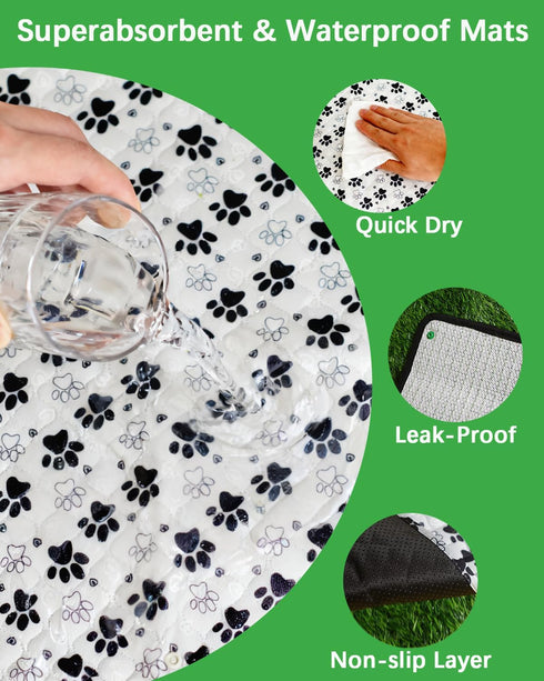 Zalhyrox 3823", Grass Pee Pads for Dogs, Reusable & Washable Dog Pee Pad for Large Pet, Replacement Puppy Training Turf