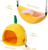 Jetec 2 Pieces Hamster Hammock - Soft Bed Small Pet House for Guinea Pig Rat Chinchilla Sleep and Play