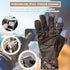Hunting Gloves - Camo Full Finger/Fingerless Gloves, Lightweight Camouflage Pro Anti-Slip Bow Hunting Archery