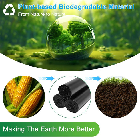8 5 Portable Toilet Bags - Gallon Camping Toilet Bags, Biodegradable Travel Potty Bag for Portable Toilet, Thickened