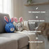 Set 2, 4-inch Pet Lou Rabbit EZ Squeaky Ball, of Width