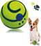 Wobble Giggle Ball Dog Toy, Squeaky Interactive Chewing Ball for Training, Indoor Outdoor Use