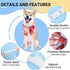 Segarty Dog Bowtie, 50pcs Adjustable Dog Bow Ties for Medium Large Dogs, Cute Plaid Neckties Grooming Accessories