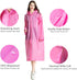 Rain Ponchos for Adults, Reusable EVA Raincoats with Hood, Portable Waterproof Jackets (2-5 Pack)