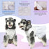 QBLEEV Dog Dress Tutu Skirt for Large Dogs, Sweet White Princess Dresses with Bowknot and Rose Decor, L