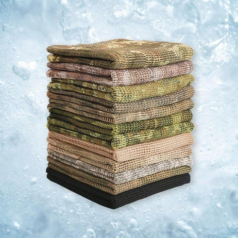 Sniper Veil Camo Mesh Net Tactical Scarf for Hunting, Shooting, and Outdoor Activities